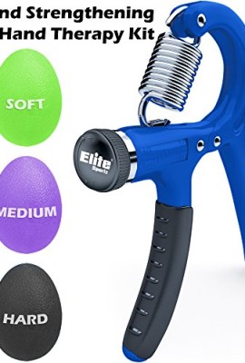 Finger-and-Hand-Grip-Strengthener-Including-3-Egg-Shaped-Hand-Balls-for-Therapy-Improve-Your-Hand-Finger-and-Wrist-Strength-Fantastic-For-Hand-Rehab-Arthritis-or-for-Musicians-and-Athletes-0