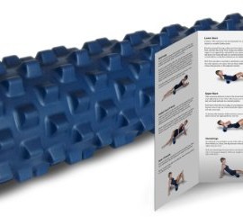 Foam-Roller-The-Original-Rumble-Rollers-Patent-Pending-Textured-Foam-Design-FREE-Instruction-Guide-Great-for-Muscle-Stiffness-Exercises-Pre-Post-Workouts-31-Original-BLUE-Rumbleroller-0-0