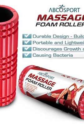 Foam-Roller-for-Physical-Therapy-Exercise-for-Muscle-with-Soft-Massage-Roller-13-x-5-RED-0-1