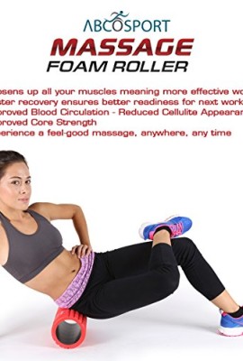 Foam-Roller-for-Physical-Therapy-Exercise-for-Muscle-with-Soft-Massage-Roller-13-x-5-RED-0-3