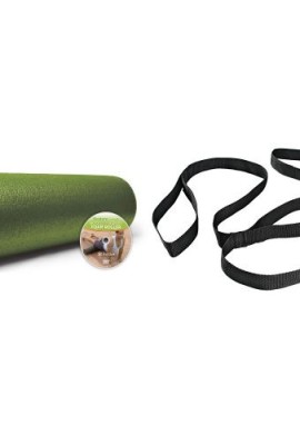 Gaiam-Restore-Muscle-Therapy-Foam-Roller-with-DVD-18-Inch-with-Stretch-Strap-0