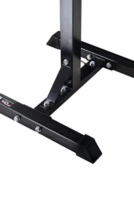 Goplus-Pair-of-Adjustable-Standard-Solid-Steel-Squat-Stands-Barbell-Free-Press-Bench-0-3