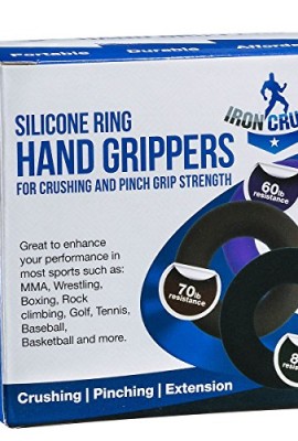 Hand-Grip-by-Iron-Crush-A-Hand-Forearm-Exerciser-Strengthener-Set-of-3-Level-Resistance-2-Year-Warranty-Extension-Crushing-Pinch-Grip-Training-Solution-Best-Hand-Grips-on-the-Market-0-4