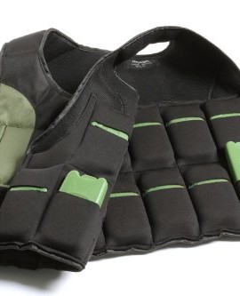 HumanX-20-Pound-Weight-Vest-One-Size-BlackGreen-0-0