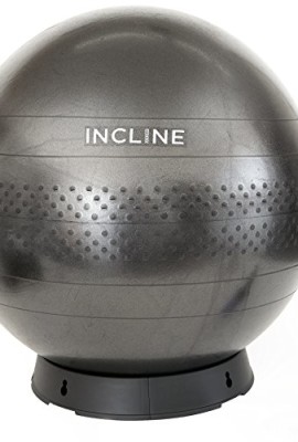 Incline-Fit-65cm-Anti-Burst-Yoga-Exercise-Ball-with-Pump-and-Ball-Base-Black-0