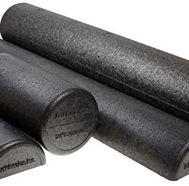 Isokinetics-Inc-Brand-Black-High-Density-Foam-Rollers-Extra-Firm-6-x-36-HALF-Round-Semi-Circle-D-Shape-0