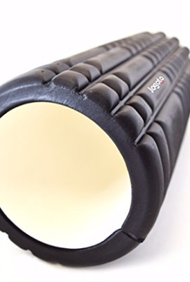 JOGOTO-13-Professional-Grade-High-Density-Foam-Roller-Unique-2-in-1-Trigger-Point-Design-Deep-Tissue-Massages-Soothes-Refreshes-and-Invigorates-Black-0-0