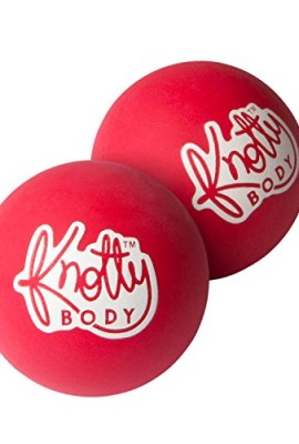 KNOTTY-BODY-Massage-Therapy-Balls-Set-of-2-BEST-Yoga-Massage-Ball-for-Myofascial-Release-Trigger-Point-Self-Massage-Deep-Tissue-Massage-Foam-Roller-Massage-Roller-Stick-Alternative-0