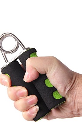 KYLIN-SPORT-Foam-Handle-Hand-Gripper-Grips-Arm-Muscle-Builder-Wrist-Strengthener-with-Blackgreen-0-5