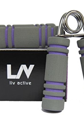 LIV-Active-Medium-Resistance-Non-Slip-Hand-Grip-for-Beginner-to-Intermediate-Strength-Exercise-to-Workout-Strengthen-and-Tone-Hands-Fingers-and-Forearm-or-Durable-Stress-Relief-Equipment-2-Hand-Grips--0-5