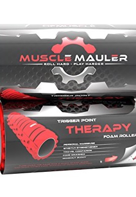 Master-of-Muscle-Foam-Roller-For-Muscle-Massage-with-Ebook-Instructions-Red13-Inch-0-2