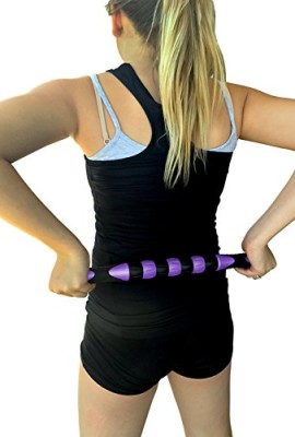 Muscle-Roller-Massage-Stick-16-Get-Instant-Relief-from-Cramping-Tightness-and-Soreness-in-the-Legs-after-Exercise-This-is-the-Smaller-Version-of-our-1-Best-Seller-0-4