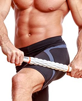 Muscle-Roller-the-best-pre-post-workout-deep-tissue-leg-neck-therapy-rollerstick-runners-cramp-sport-better-training-perfect-weightloss-massager-perfect-gift-foam-calf-athletes-pressure-point-ache-0-5