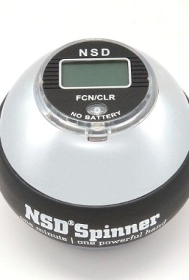 NSD-Power-Winners-Precision-Sterling-Spinner-Gyroscopic-Wrist-and-Forearm-Exerciser-with-Digital-Speedometer-and-Heavyweight-Zinc-Rotor-and-Stainless-Steel-Shell-0-0