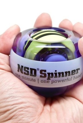 NSD-Roll-N-Spin-Rainbow-Lit-AutoStart-Spinner-Gyroscopic-Wrist-and-Forearm-Exerciser-with-AutoStart-and-Multi-Lit-LED-Purple-0-0