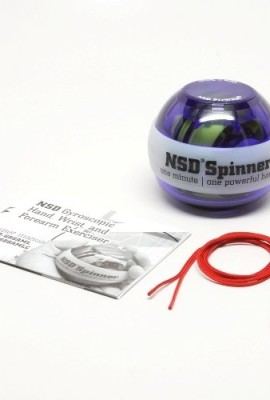 NSD-Roll-N-Spin-Rainbow-Lit-AutoStart-Spinner-Gyroscopic-Wrist-and-Forearm-Exerciser-with-AutoStart-and-Multi-Lit-LED-Purple-0-10