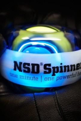 NSD-Roll-N-Spin-Rainbow-Lit-AutoStart-Spinner-Gyroscopic-Wrist-and-Forearm-Exerciser-with-AutoStart-and-Multi-Lit-LED-Purple-0-3