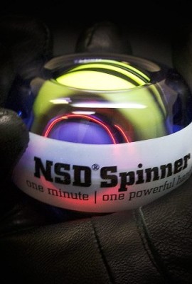 NSD-Roll-N-Spin-Rainbow-Lit-AutoStart-Spinner-Gyroscopic-Wrist-and-Forearm-Exerciser-with-AutoStart-and-Multi-Lit-LED-Purple-0-5