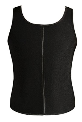 NonEcho-Mens-Body-Training-Tank-Top-Sporty-Latex-Corset-Shaper-Vest-0-0