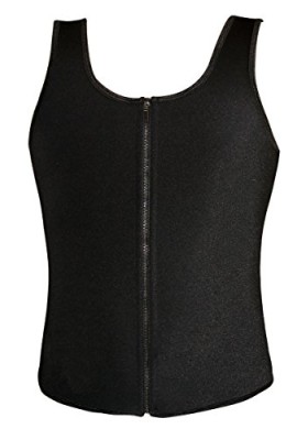 NonEcho-Mens-Body-Training-Tank-Top-Sporty-Latex-Corset-Shaper-Vest-0-2