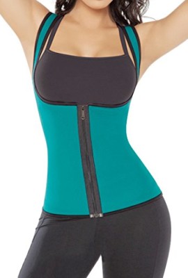 NonEcho-Womens-Corsets-Neoprene-Reversible-Waist-Cinchers-Bustier-Vest-X-Large-Zippe-0