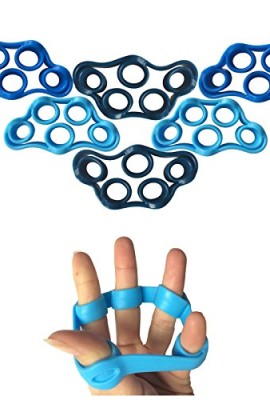 PROCIRCLE-Finger-Stretcher-Hand-Resistance-Band-6-Pieces-Assorted-Colors-0