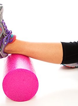 Pink-Exercise-Foam-Roller-with-Trigger-Point-Design-Massages-Soothes-Refreshes-And-Invigorates-Fits-Conveniently-Inside-Your-Sports-Bag-0-0