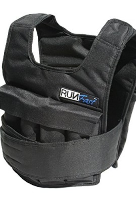 RUNFast-Pro-Weighted-Vest-12lbs-60lbs-With-Shoulder-Pads-40-LB-0