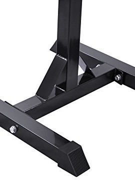 Radical-Deal-2X-Adjustable-Rack-Standard-Solid-Steel-Squat-Stands-Barbell-Free-Press-Bench-0-1