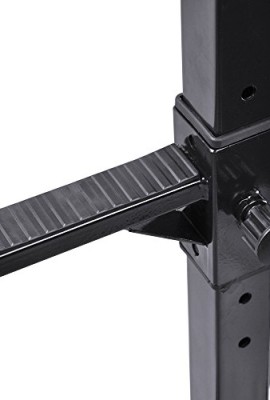 Radical-Deal-2X-Adjustable-Rack-Standard-Solid-Steel-Squat-Stands-Barbell-Free-Press-Bench-0-2