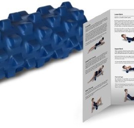 Rumble-Roller-Half-Size-Original-Blue-Textured-Muscle-Foam-Roller-Manipulates-Soft-Tissue-Like-A-Massage-Therapist-12-Inches-0-0