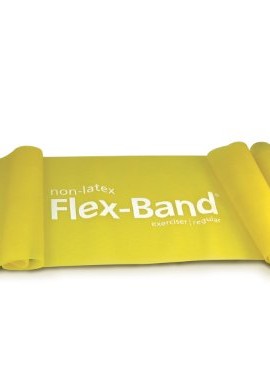 STOTT-PILATES-Non-Latex-Flex-Band-Regular-Strength-Lemon-6-foot-5-inch-198-cm-0-0