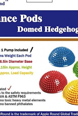 Set-of-2-Balance-Pods-with-1-Pump-Domed-Hedgehog-Style-Blue-0-5