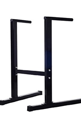 Tenive-Freestanding-Dip-Stand-Parallel-Bar-Bicep-Triceps-Home-Gym-Dipping-Station-black-0