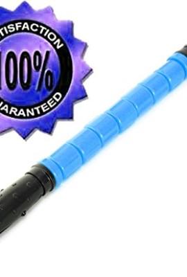 The-Muscle-Stick-18-Only-Adjustable-Handle-Massage-Roller-Better-Than-Foam-Roller-Best-Deep-Tissue-Trigger-Point-Relief-Of-Myofascial-Soreness-No-Flex-Perfect-Pressure-Guaranteed-Blue-0-2