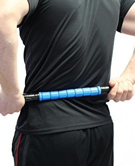 The-Muscle-Stick-18-Only-Adjustable-Handle-Massage-Roller-Better-Than-Foam-Roller-Best-Deep-Tissue-Trigger-Point-Relief-Of-Myofascial-Soreness-No-Flex-Perfect-Pressure-Guaranteed-Blue-0-3