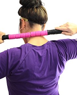 The-Muscle-Stick-Massage-Roller-Better-Than-Foam-Roller-Deep-Tissue-Natural-Muscle-Recovery-Trigger-Point-Relief-Of-Myofascial-Soreness-No-Flex-Perfect-Pressure-Guaranteed-Pink-0-5