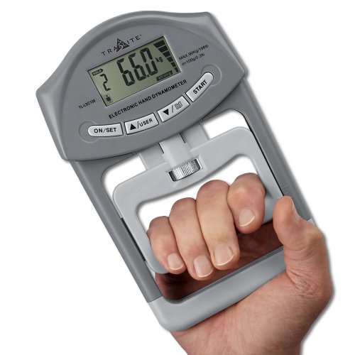 Trailite Lbs Kgs Digital Hand Dynamometer Grip Strength Measurement Meter Auto