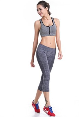 Winkeyes-Professional-Level-4-Womens-Front-Zipped-Sports-Bra-High-Impact-Strech-Racerback-Push-up-Padded-Wirefree-Adjustable-Strap-Yoga-Sports-Bra-Top-for-Running-Gym-Fitness-Training-Grey-M-0-4