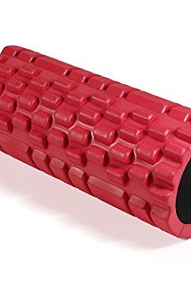 Yes4All-Red-Solid-Core-AP-Roller-12-x-5-Deep-Tissue-Massage-II-1B6YZ-0-0