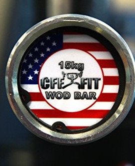 CFF-15KG-Ladies-WOD-Bar-165000-Tensile-Strength-Black-Zinc-Made-in-USA-0-0