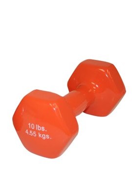 CanDo-vinyl-coated-dumbbell-10-lb-Orange-each-0