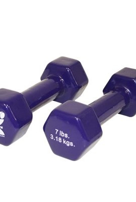 CanDo-vinyl-coated-dumbbell-7-lb-Purple-pair-0