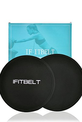 Fitness-Gliding-Discs-by-IFITBELT-2-Dual-Sliding-Sliders-Core-Sliders-Glide-Discs-for-Use-on-Floors-Abdominal-Equipment-Body-Shaping-and-Core-Trainer-with-Low-Impact-0