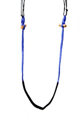 FlyHighYoga-Hanging-Belt-Blue-Yoga-SwingSlingInversion-Tool-Aerial-Yoga-Antigravity-TRX-Trapeeze-0-2