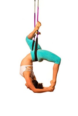 FlyHighYoga-Hanging-Belt-Pink-Yoga-SwingSlingInversion-Tool-Aerial-Yoga-Antigravity-TRX-Trapeeze-0-1