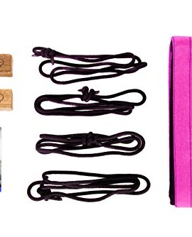 FlyHighYoga-Hanging-Belt-Pink-Yoga-SwingSlingInversion-Tool-Aerial-Yoga-Antigravity-TRX-Trapeeze-0-3