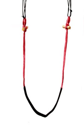 FlyHighYoga-Hanging-Belt-Red-Educational-DVD-Yoga-SwingSlingInversion-Tool-Aerial-Yoga-Antigravity-TRX-Trapeeze-0-2