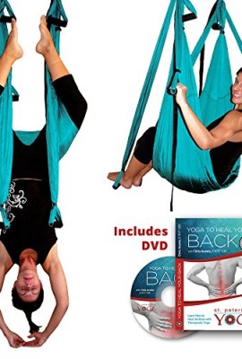 Inversion-Sling-Yoga-Swing-Original-GravoTonics-Turquoise-Yoga-Back-DVD-0