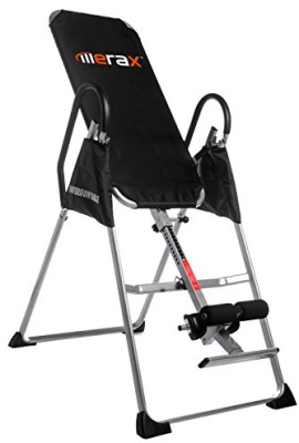 Merax-Foldable-Premium-Gravity-Inversion-Table-Back-Therapy-Black-0